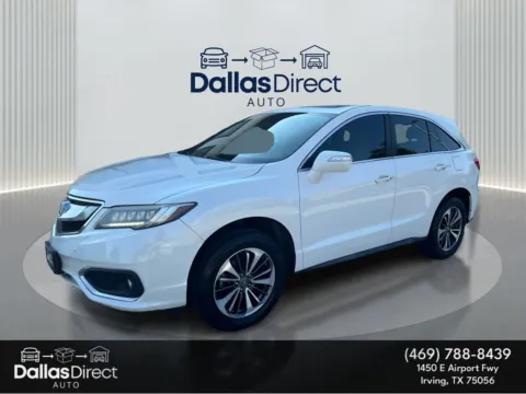 White 2017 Acura RDX w/Advance Pkg for sale in Irving, TX