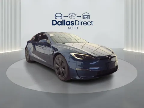Blue 2022 Tesla Model S Plaid for sale in Irving, TX
