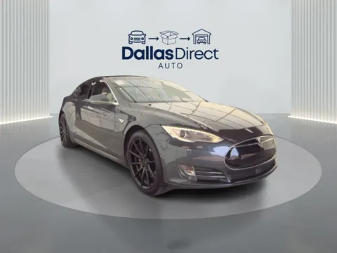 Gray 2014 Tesla Model S P85D for sale in Irving, TX