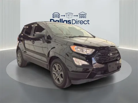 Black 2021 Ford EcoSport S for sale in Irving, TX