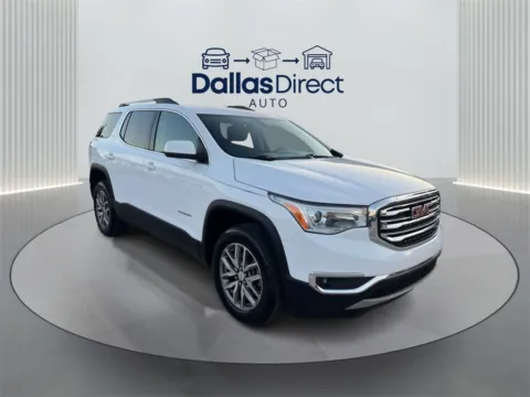 White 2019 GMC Acadia SLE-2 for sale in Irving, TX