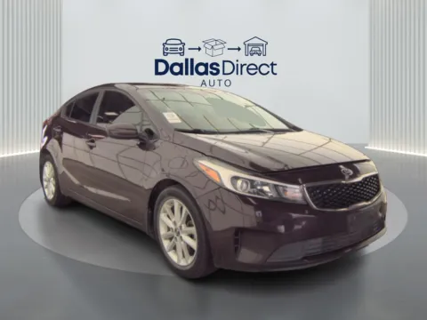 Red 2017 Kia Forte LX for sale in Irving, TX