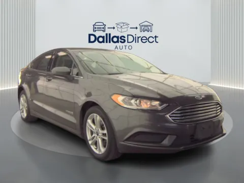 Gray 2018 Ford Fusion Hybrid S for sale in Irving, TX