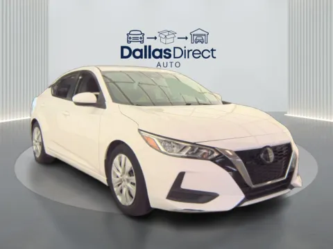 White 2021 Nissan Sentra S for sale in Irving, TX