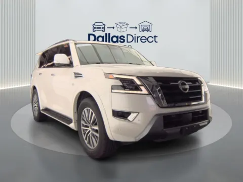 White 2021 Nissan Armada SV for sale in Irving, TX