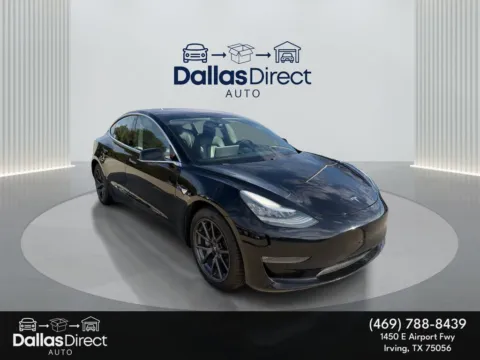 Black 2018 Tesla Model 3 Long Range Battery for sale in Irving, TX