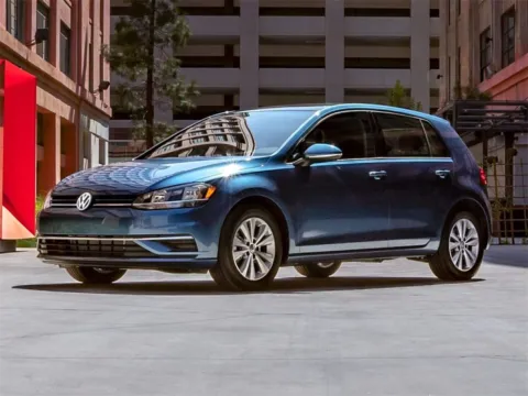 Blue 2021 Volkswagen Golf 1.4T TSI for sale in Irving, TX