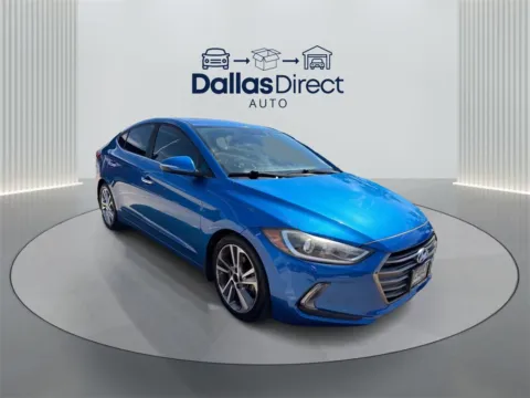 Blue 2017 Hyundai Elantra Limited for sale in Irving, TX
