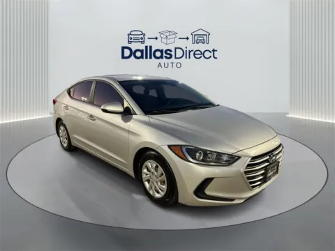Silver 2017 Hyundai Elantra SE for sale in Irving, TX