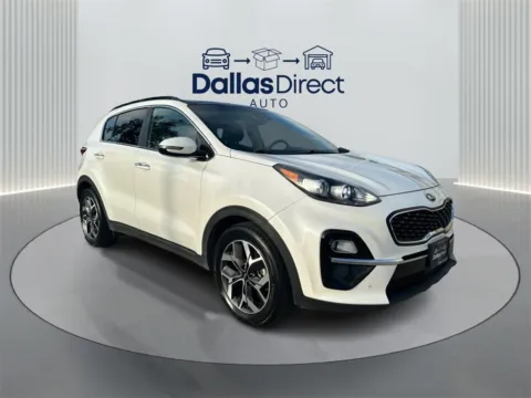 White 2021 Kia Sportage EX for sale in Irving, TX