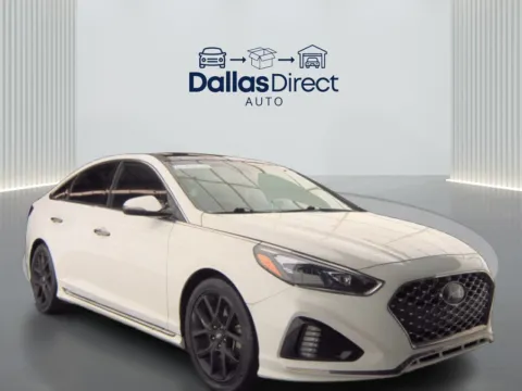 White 2018 Hyundai Sonata Limited 2.0T+ for sale in Irving, TX