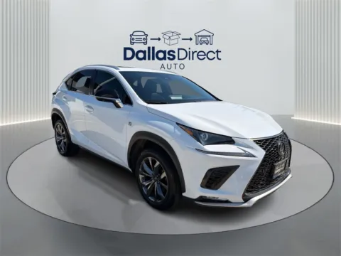 White 2020 Lexus NX 300 F Sport for sale in Irving, TX