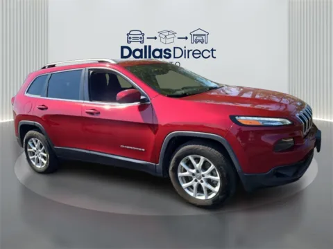 Red 2017 Jeep Cherokee Latitude for sale in Irving, TX