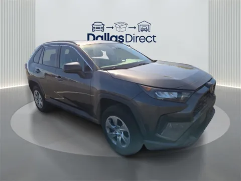 Gray 2021 Toyota RAV4 LE for sale in Irving, TX