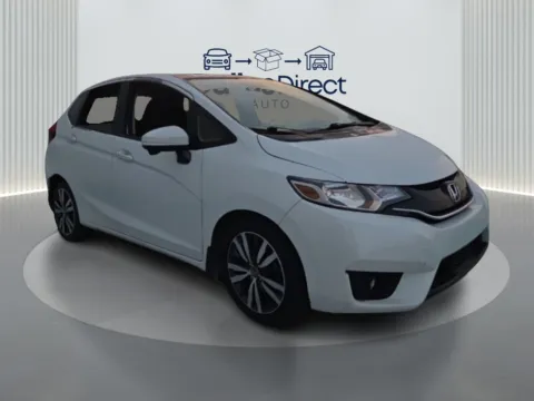 White 2016 Honda Fit EX for sale in Irving, TX