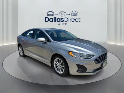 Silver 2020 Ford Fusion SE for sale in Irving, TX