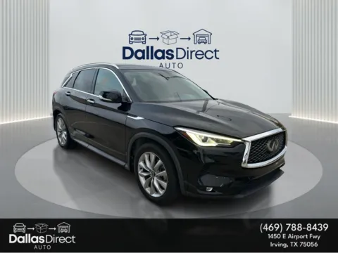 Photos of 2021 INFINITI QX50 LUXE for sale in Irving, TX at Dallas Direct Auto