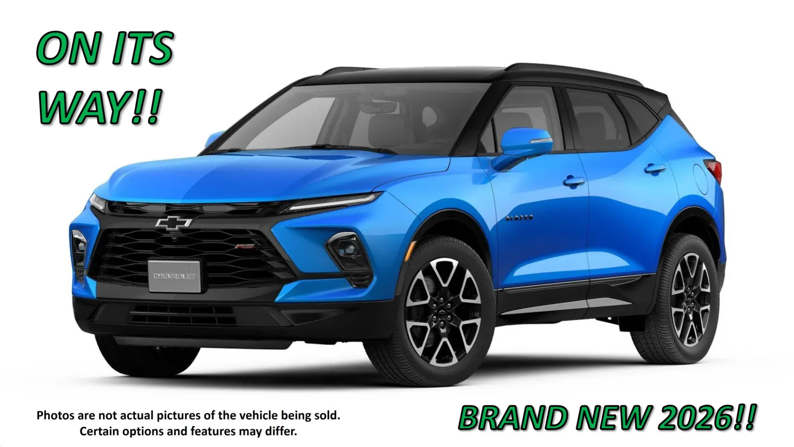 Blue 2026 Chevrolet Blazer RS for sale in Clinton, MO