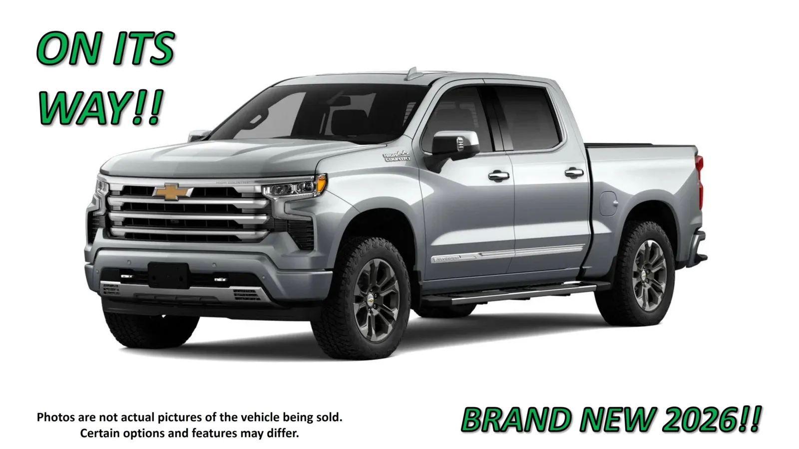 Gray 2026 Chevrolet Silverado 1500 High Country for sale in Clinton, MO