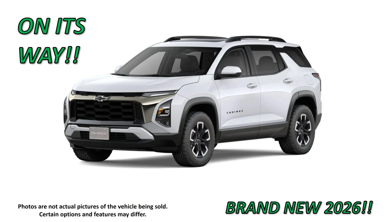 White 2026 Chevrolet Equinox AWD ACTIV for sale in Clinton, MO