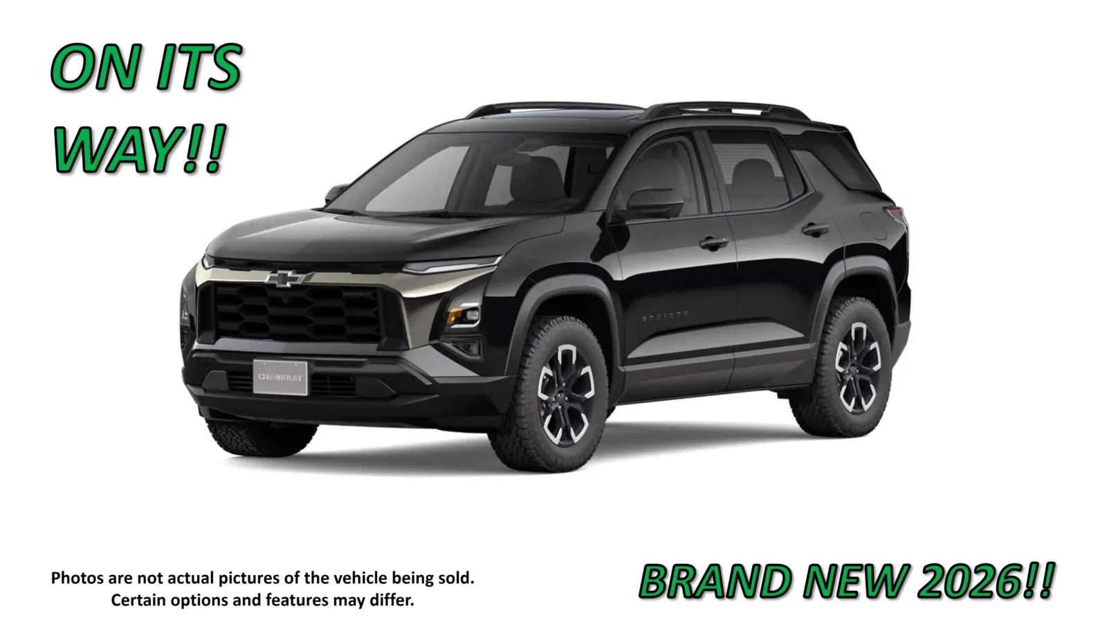 Black 2026 Chevrolet Equinox AWD ACTIV for sale in Clinton, MO