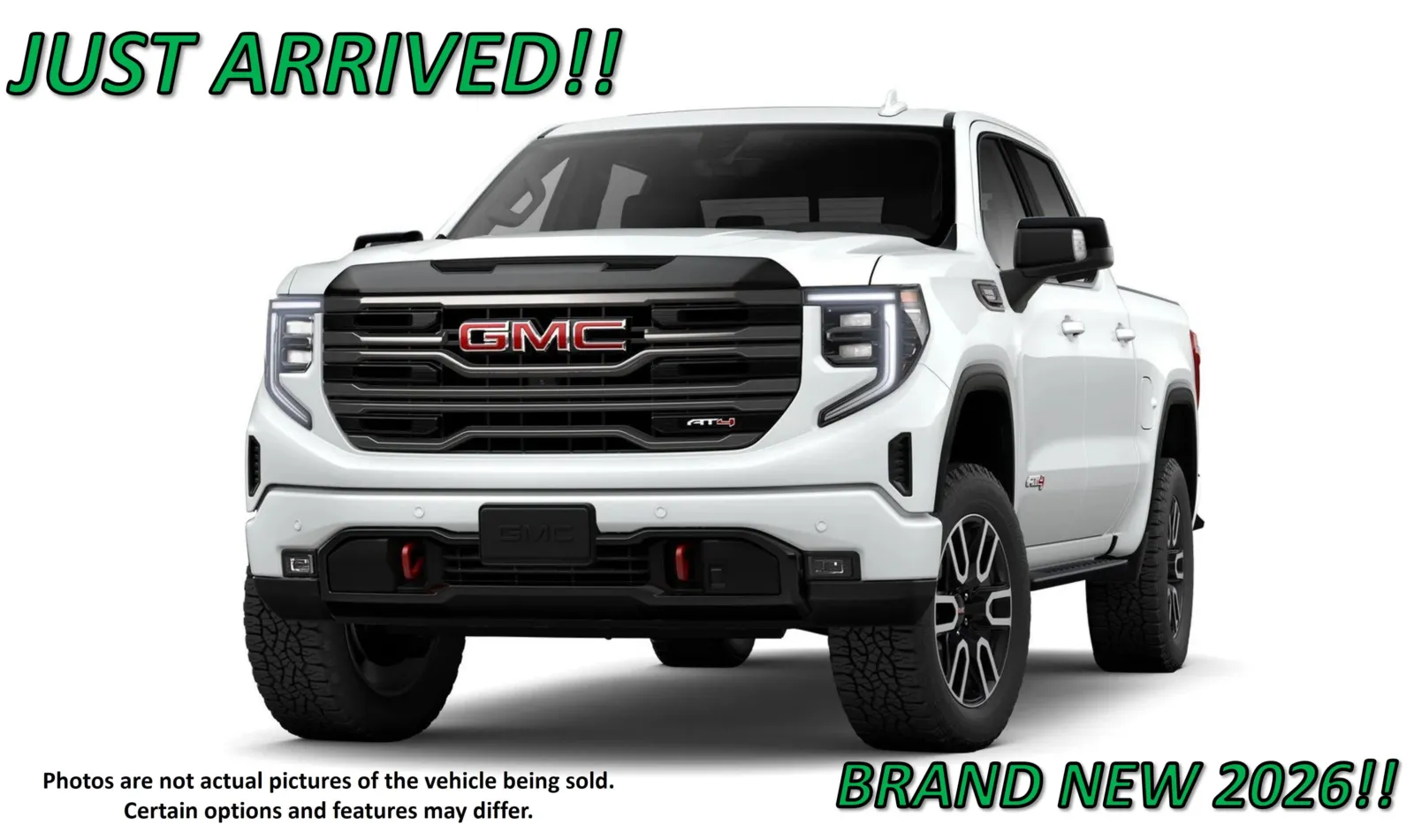 White 2026 GMC Sierra 1500 AT4 for sale in Clinton, MO