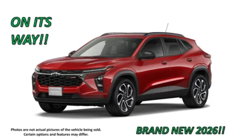 Red 2026 Chevrolet Trax 2RS for sale in Clinton, MO