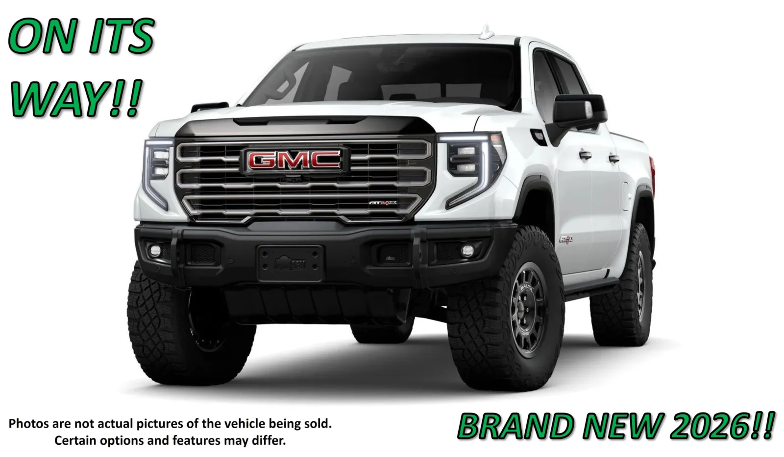 White 2026 GMC Sierra 1500 AT4X for sale in Clinton, MO