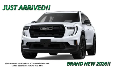 White 2026 GMC Acadia AWD Elevation for sale in Clinton, MO