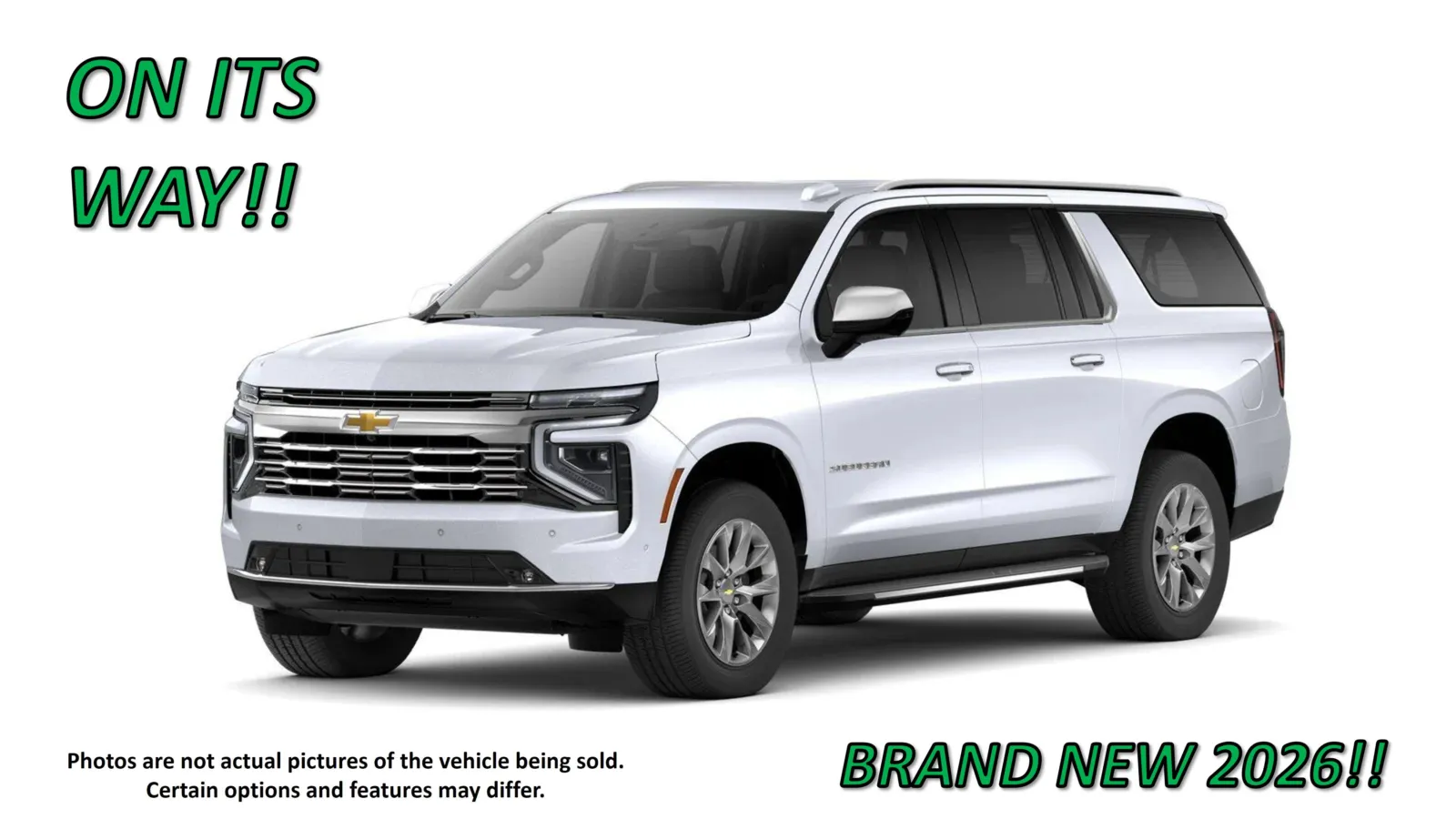 White 2026 Chevrolet Suburban Premier for sale in Clinton, MO