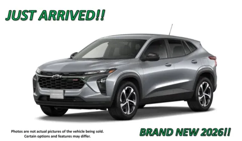 Gray 2026 Chevrolet Trax 1RS for sale in Clinton, MO