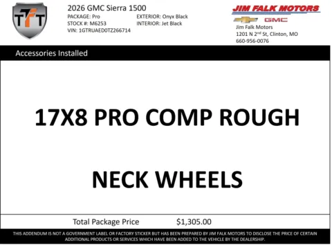 Photos of 2026 GMC Sierra 1500 Pro for sale in Clinton, MO at Jim Falk Motors