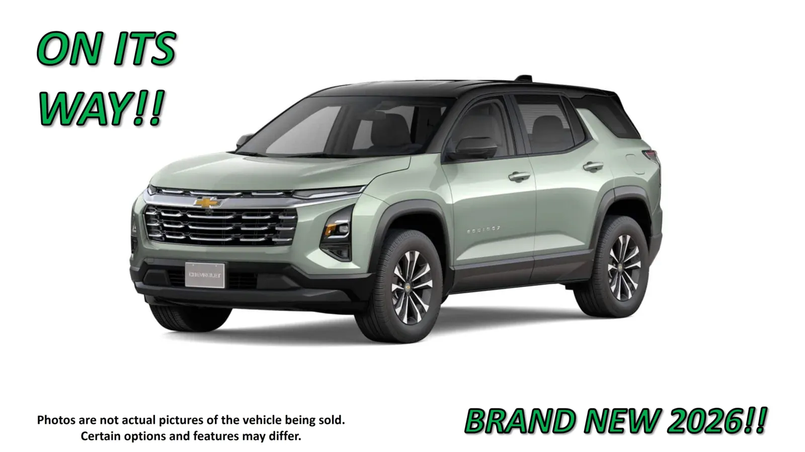 Green 2026 Chevrolet Equinox AWD LT for sale in Clinton, MO