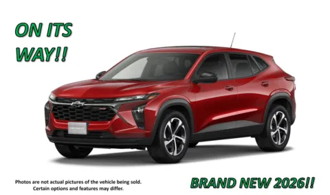 Red 2026 Chevrolet Trax 1RS for sale in Clinton, MO