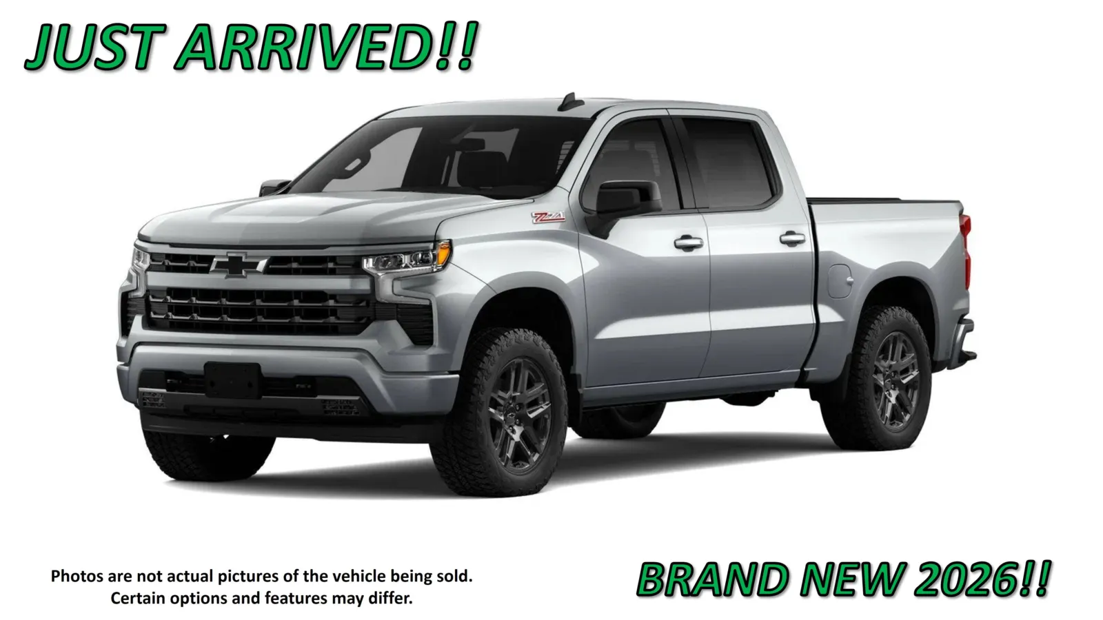 Gray 2026 Chevrolet Silverado 1500 RST for sale in Clinton, MO