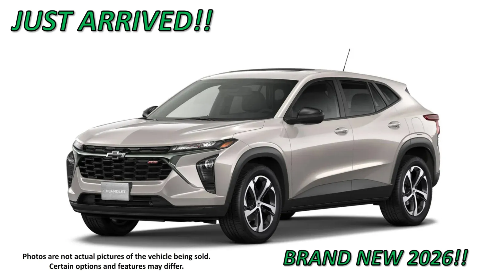 White 2026 Chevrolet Trax 1RS for sale in Clinton, MO