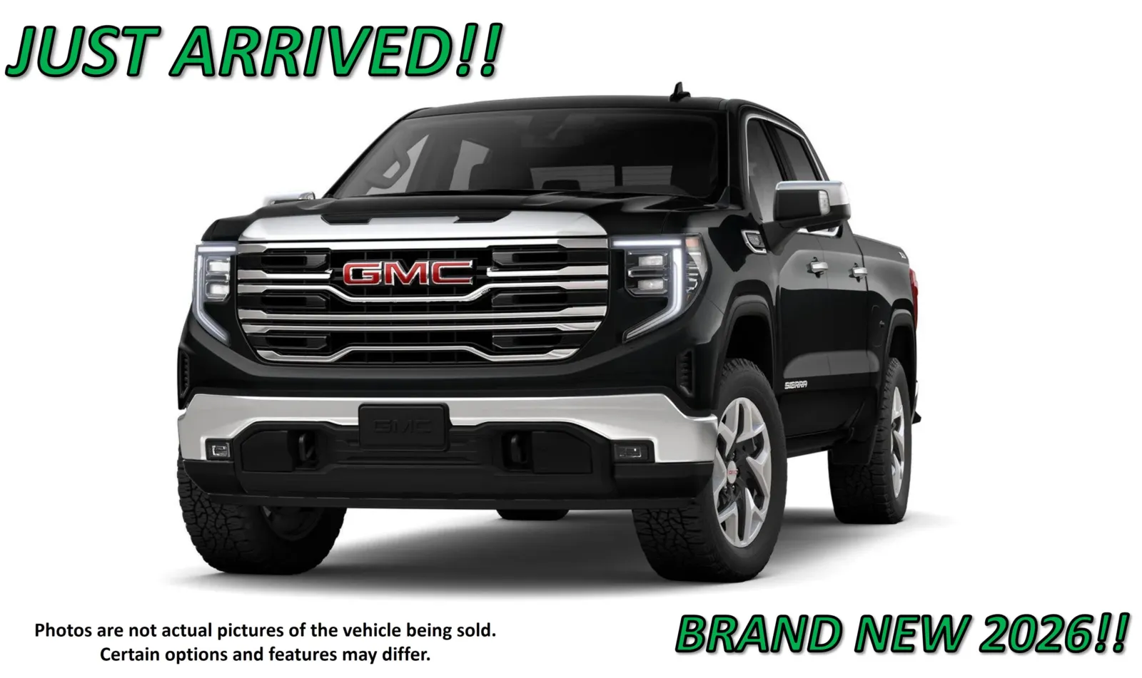 Black 2026 GMC Sierra 1500 SLT for sale in Clinton, MO