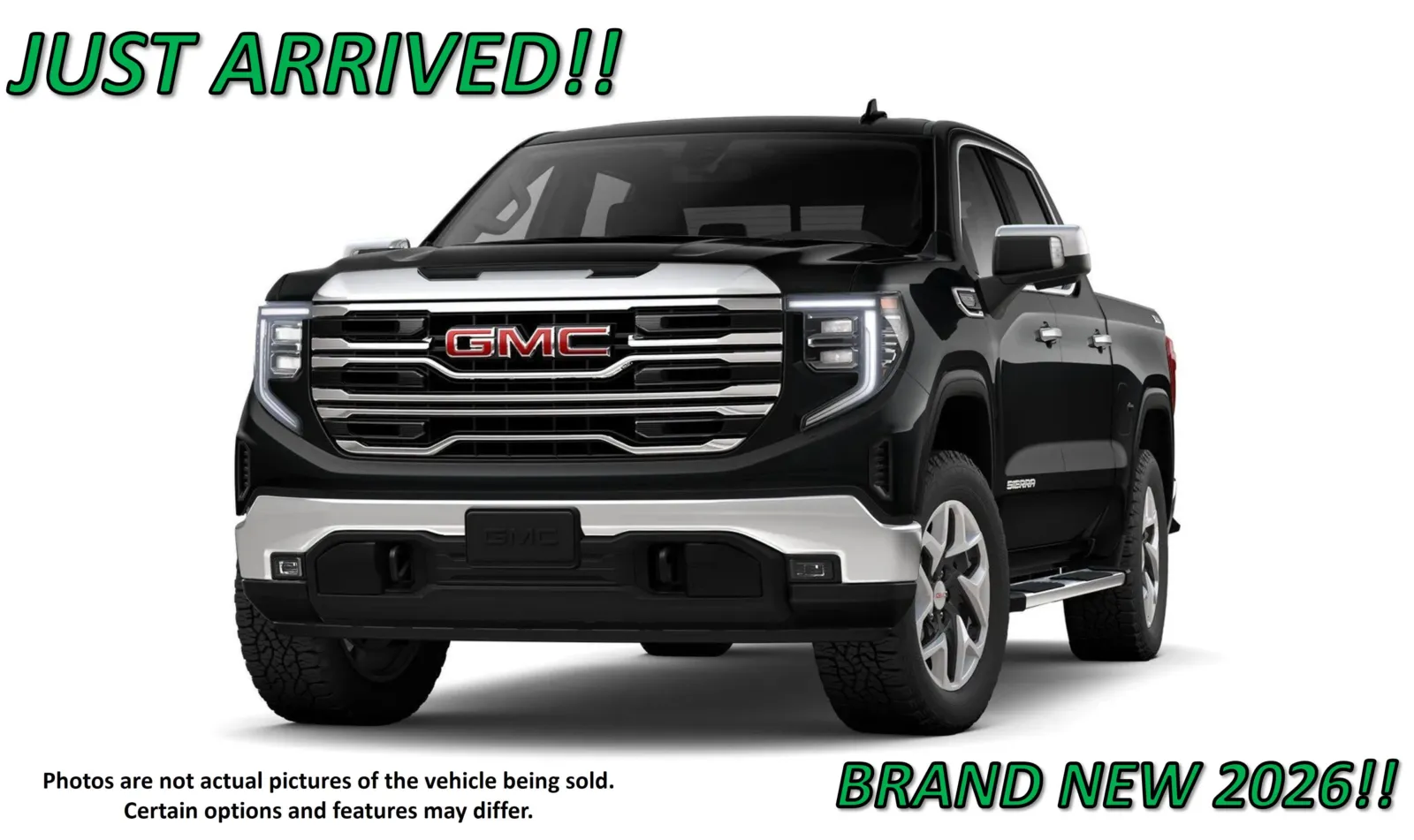 Black 2026 GMC Sierra 1500 SLT for sale in Clinton, MO