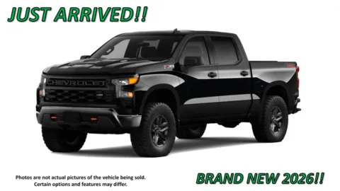 Black 2026 Chevrolet Silverado 1500 Custom Trail Boss for sale in Clinton, MO