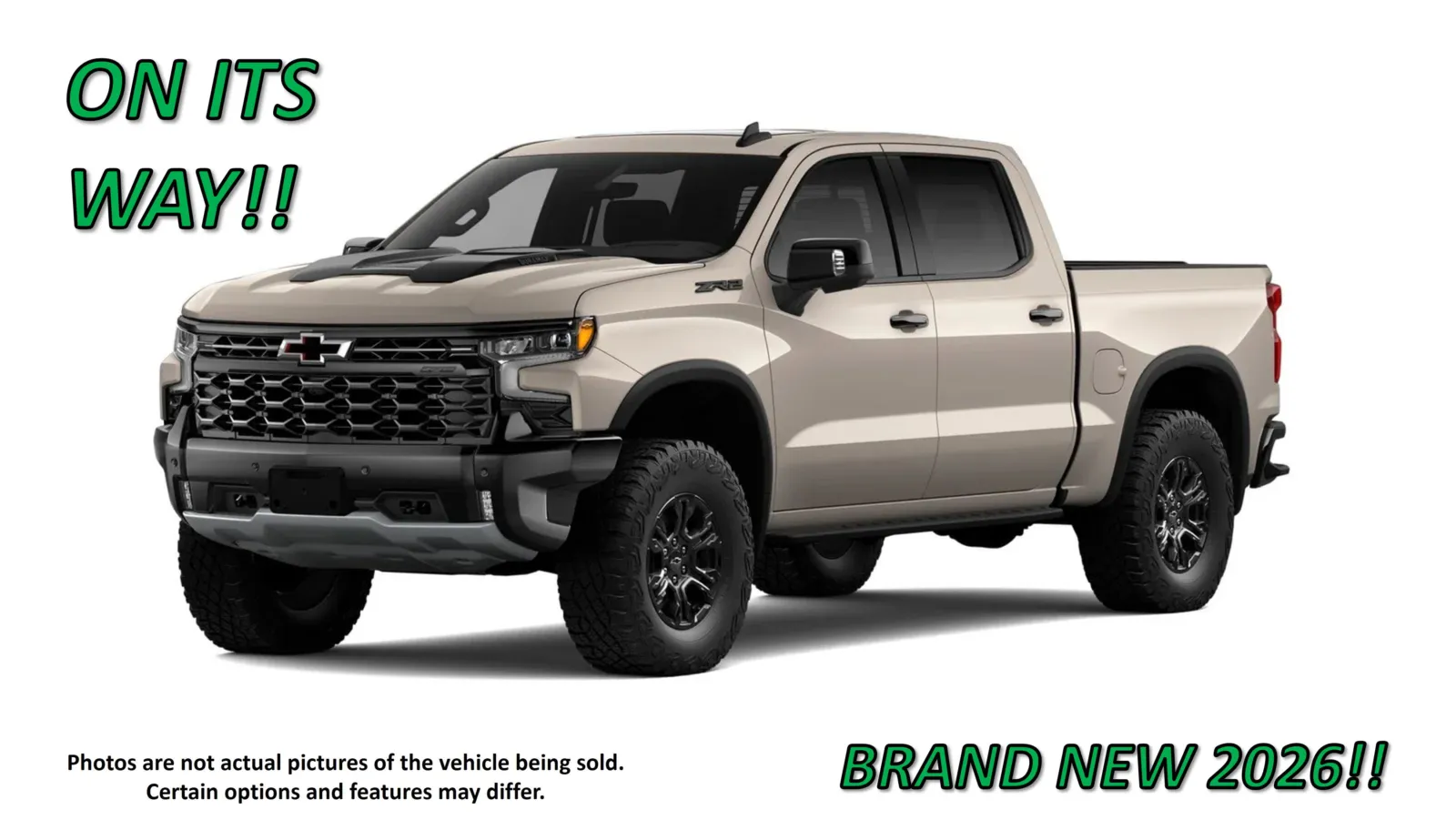 White 2026 Chevrolet Silverado 1500 ZR2 for sale in Clinton, MO