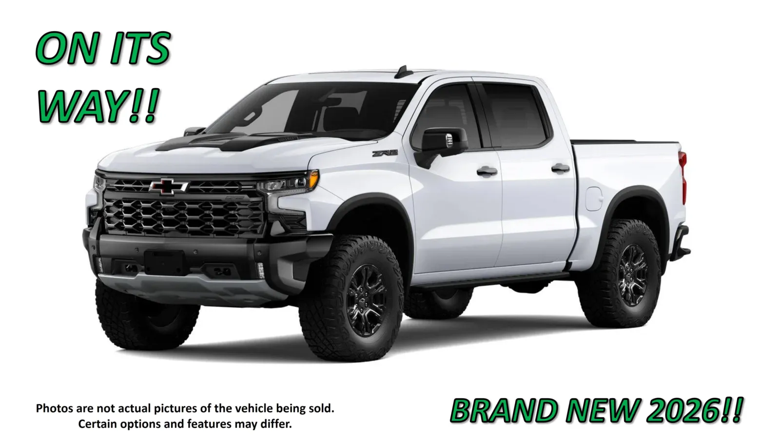 White 2026 Chevrolet Silverado 1500 ZR2 for sale in Clinton, MO