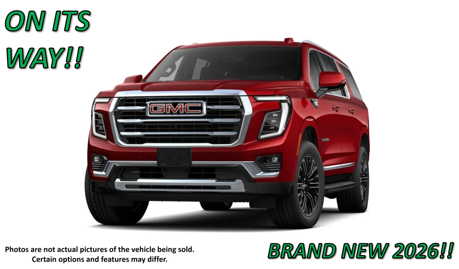 Red 2026 GMC Yukon XL Elevation for sale in Clinton, MO