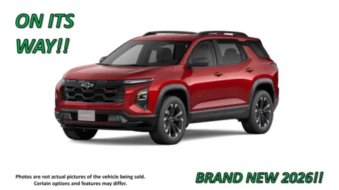 Red 2026 Chevrolet Equinox AWD RS for sale in Clinton, MO