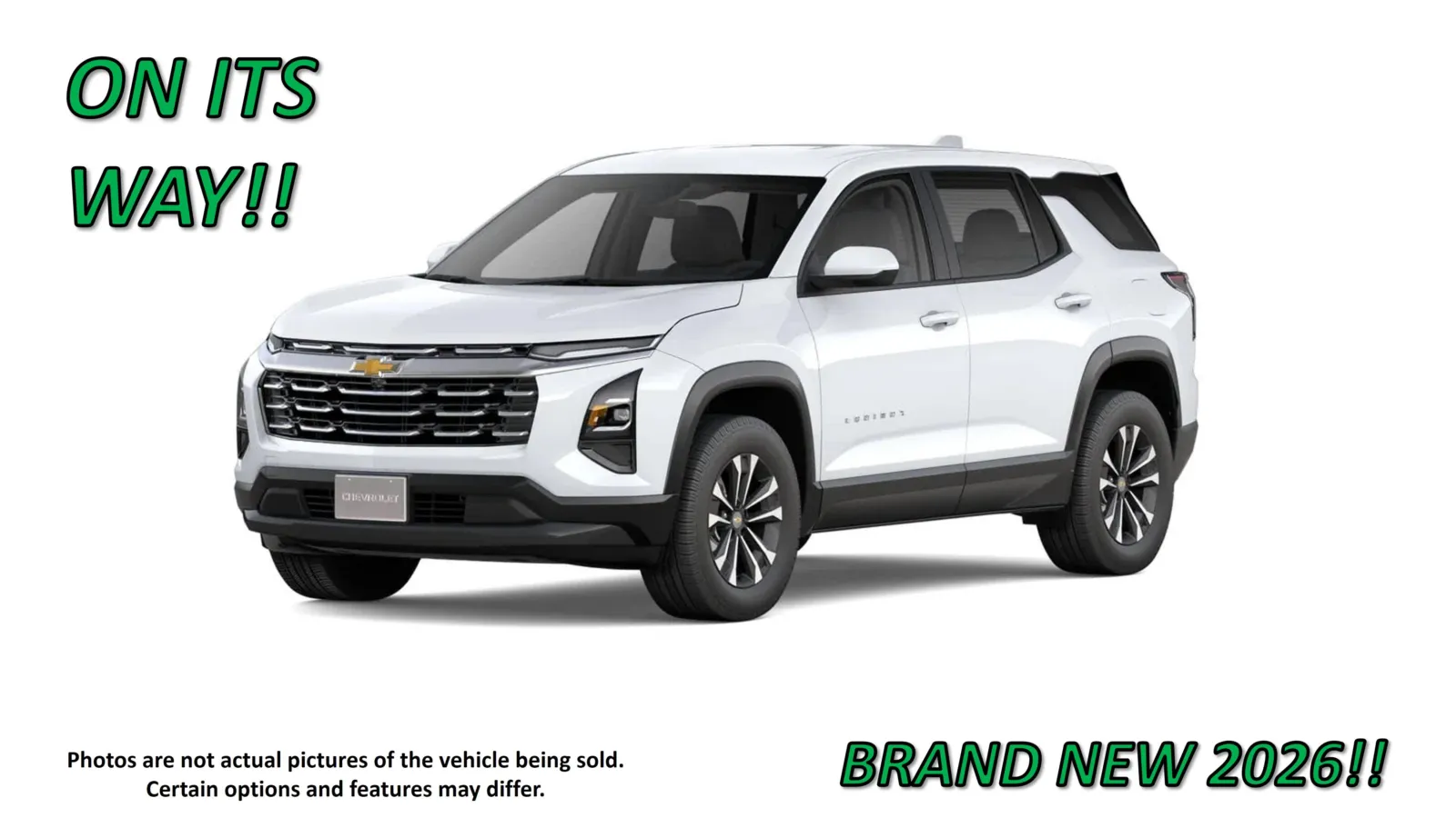 White 2026 Chevrolet Equinox AWD LT for sale in Clinton, MO