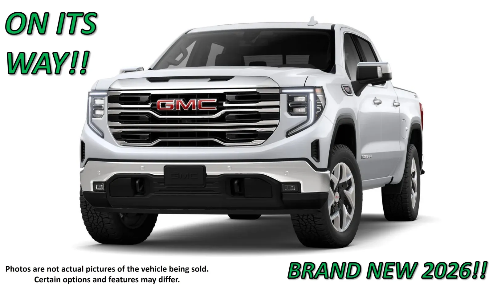 White 2026 GMC Sierra 1500 SLT for sale in Clinton, MO