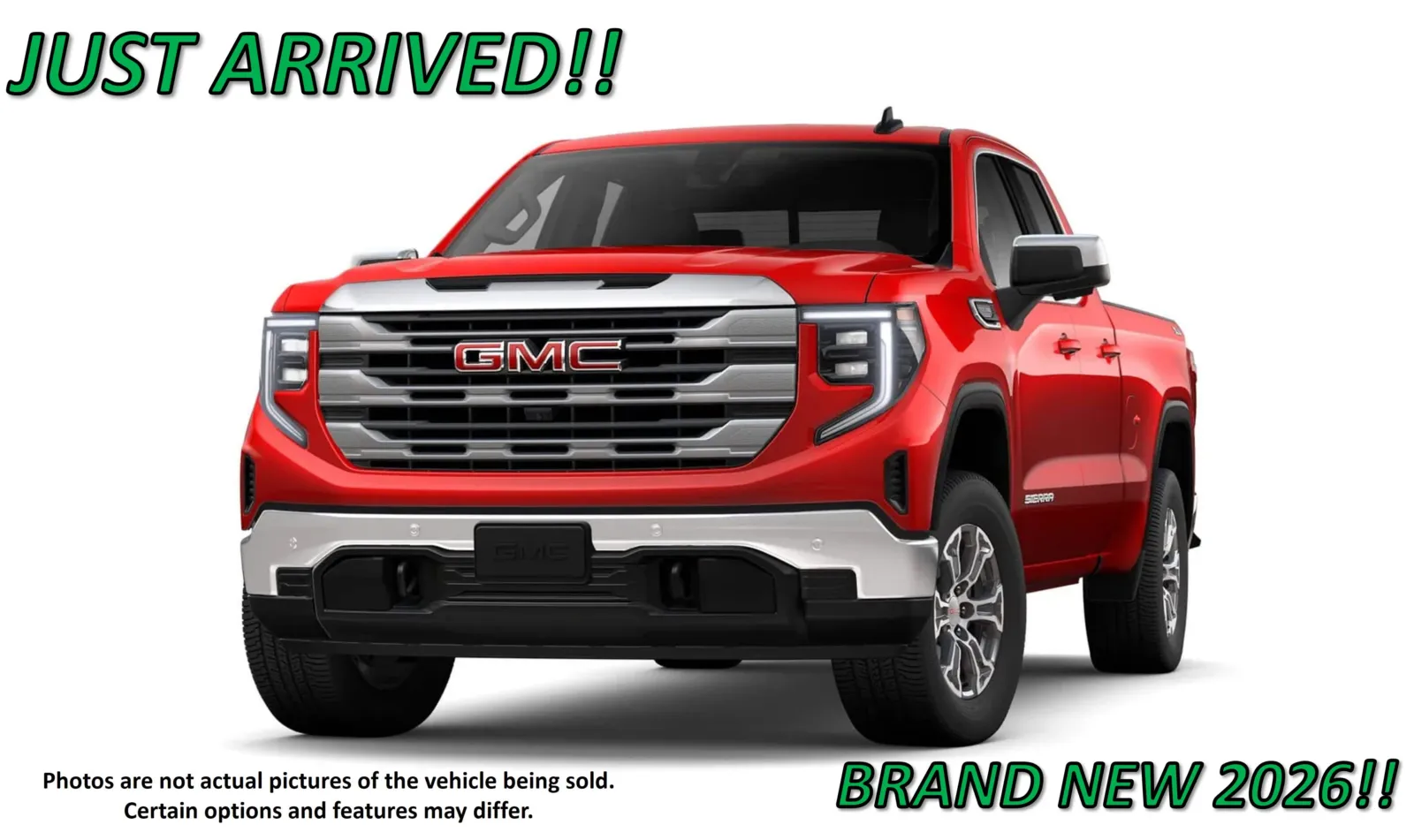 Red 2026 GMC Sierra 1500 SLE for sale in Clinton, MO