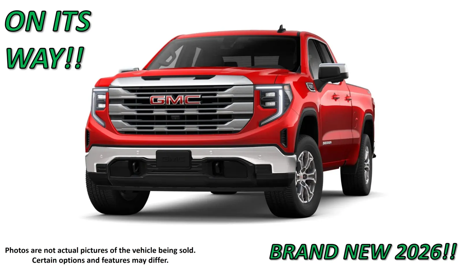 Red 2026 GMC Sierra 1500 SLE for sale in Clinton, MO