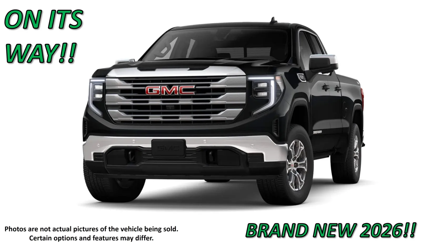 Black 2026 GMC Sierra 1500 SLE for sale in Clinton, MO