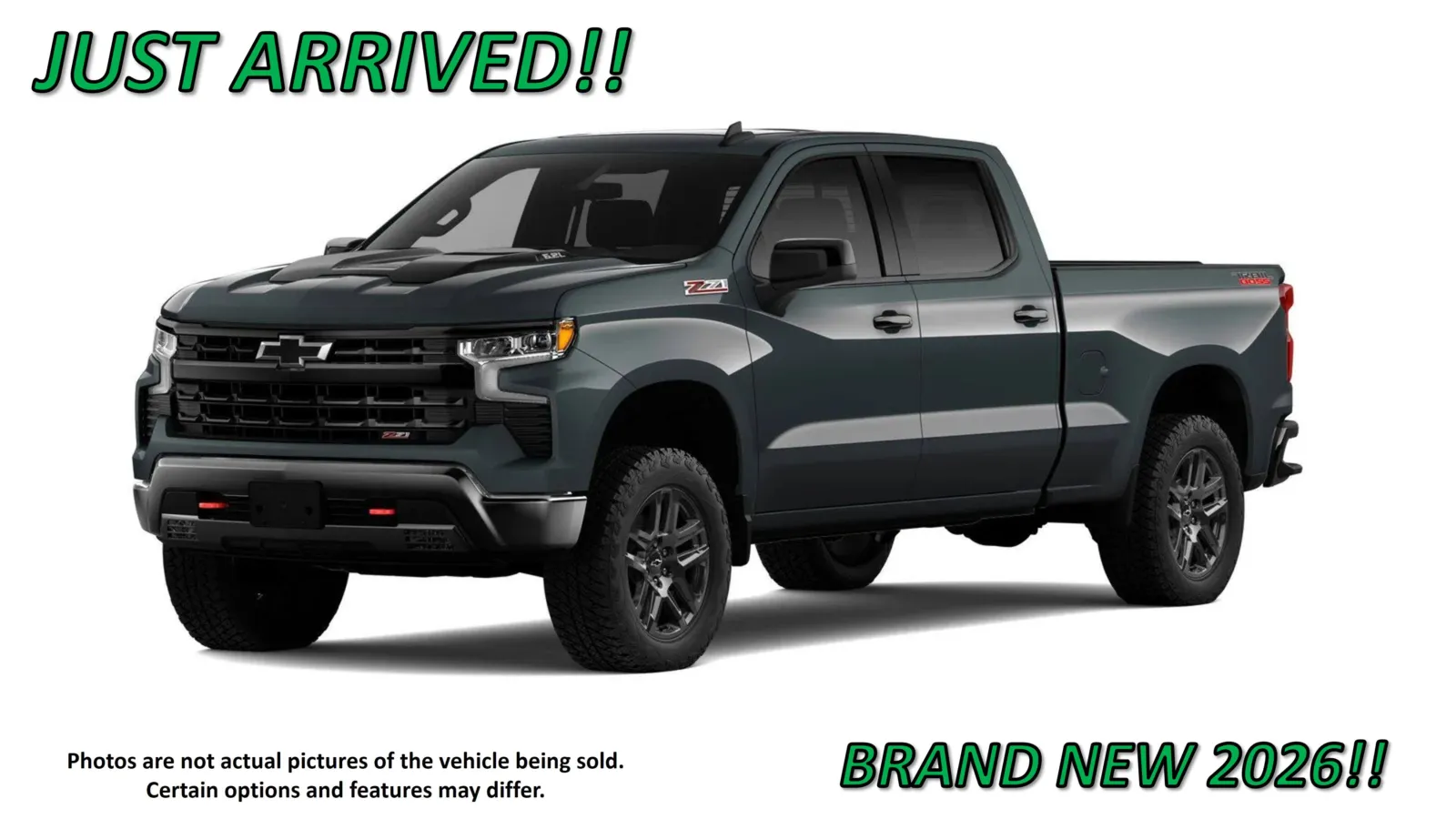 Gray 2026 Chevrolet Silverado 1500 LT Trail Boss for sale in Clinton, MO