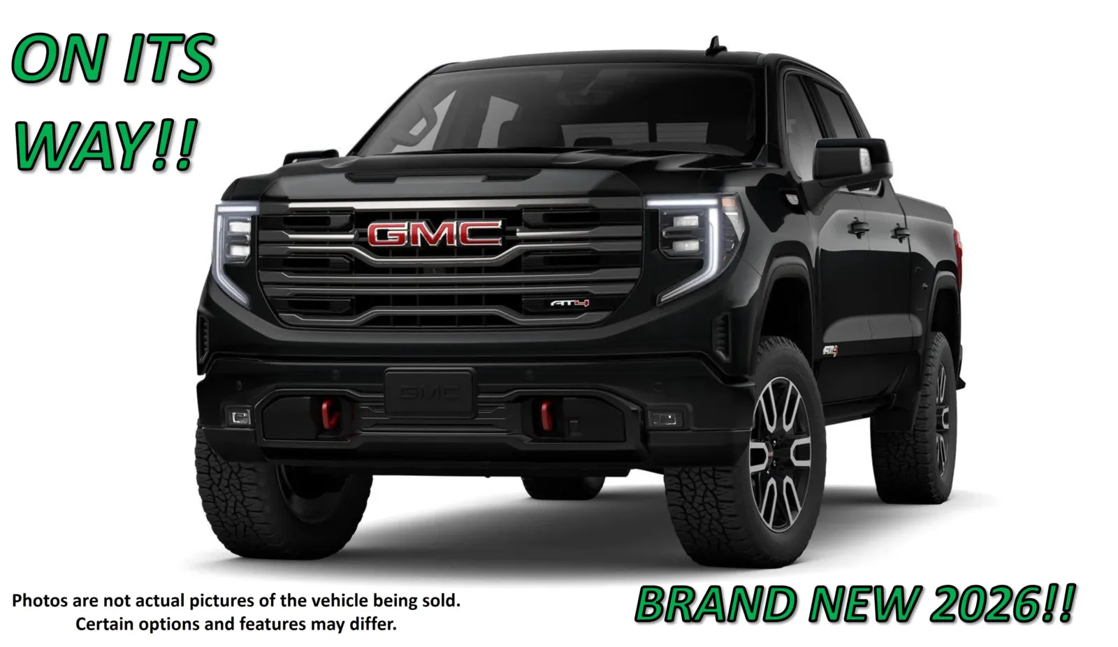 Black 2026 GMC Sierra 1500 AT4 for sale in Clinton, MO